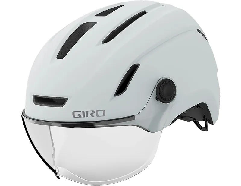 Balfes Bikes Giro Evoke MIPS LED Helmet in Matte White | Free postage over £30, £10 off first order, price match & 0% finance.