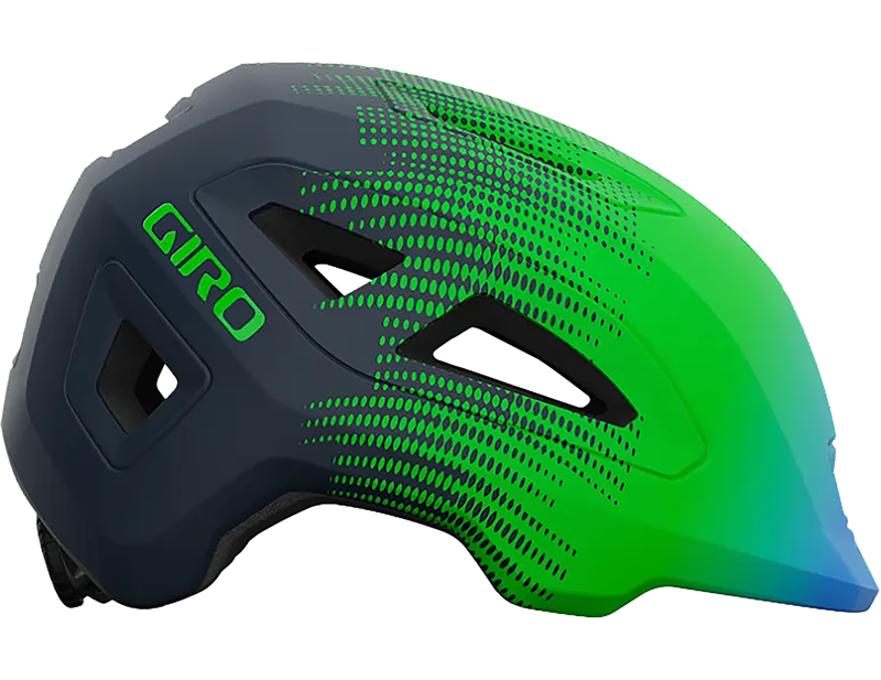 Giro Scamp II Youth Helmet in Blue/Green-2