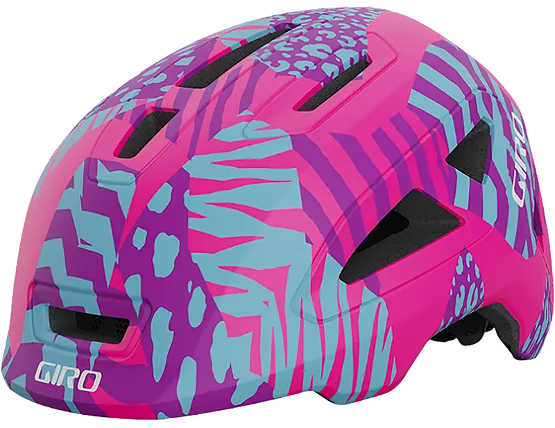 Balfes Bikes Giro Scamp II Youth Helmet in Pink | Free postage over £30, £10 off first order, price match & 0% finance.