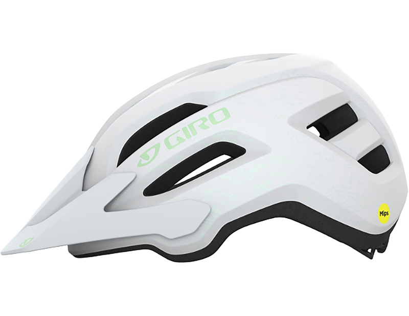 Giro Fixture MIPS II Women's Recreational Helmet in White/Green-2