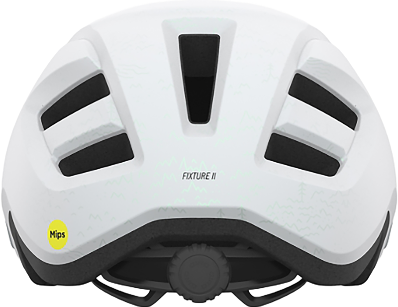 Giro Fixture MIPS II Women's Recreational Helmet in White/Green-3