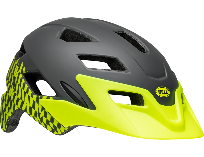Balfes Bikes Bell Sidetrack Kids Helmet in Green | Free postage over £30, £10 off first order, price match & 0% finance.