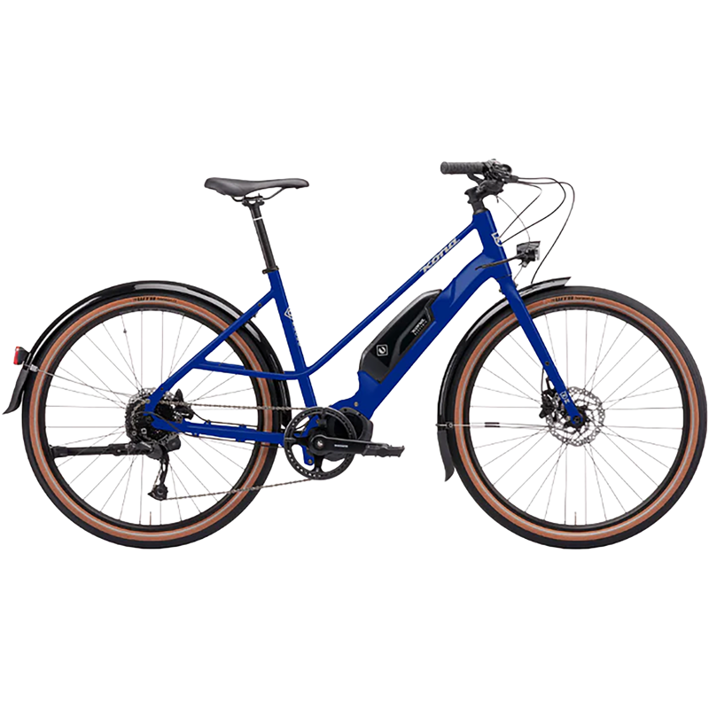 Balfes Bikes Kona Ecoco Electric Hybrid Bike 2025 in Blue | Free postage over £30, £10 off first order, price match & 0% finance.