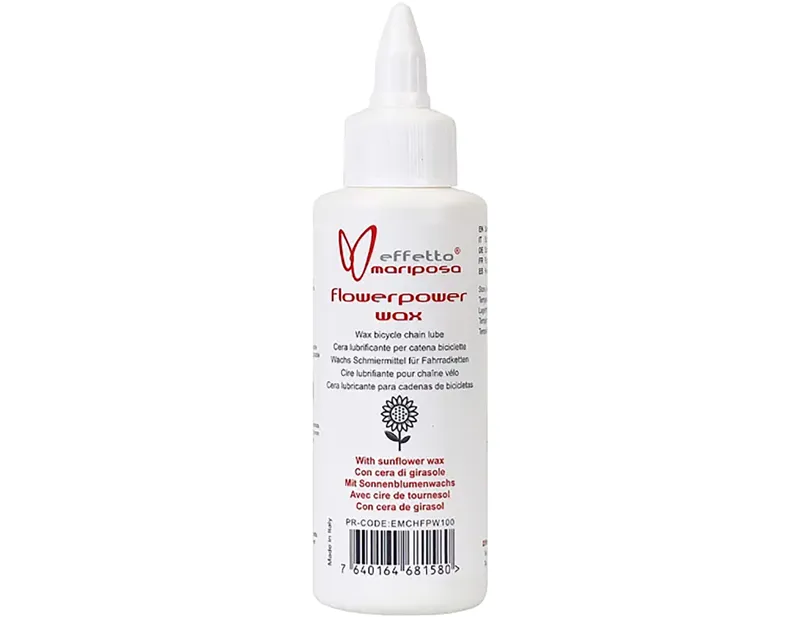Balfes Bikes Effetto Mariposa Flowerpower Chain Lube Wax 500ml in White | Free postage over £30, £10 off first order, price match & 0% finance.