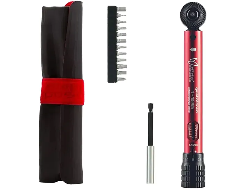 Balfes Bikes Effetto Mariposa Giustaforza 1-15 Pro Deluxe Torque Wrench in red | Free postage over £30, £10 off first order, price match & 0% finance.