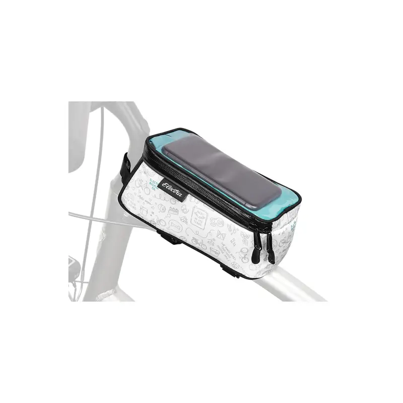 Balfes Bikes Electra Doodles Phone Bag in White/Grey | Free postage over £30, £10 off first order, price match & 0% finance.