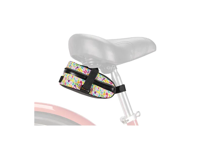 Electra Saddle Bag in Leopard Multi White/Purple-1