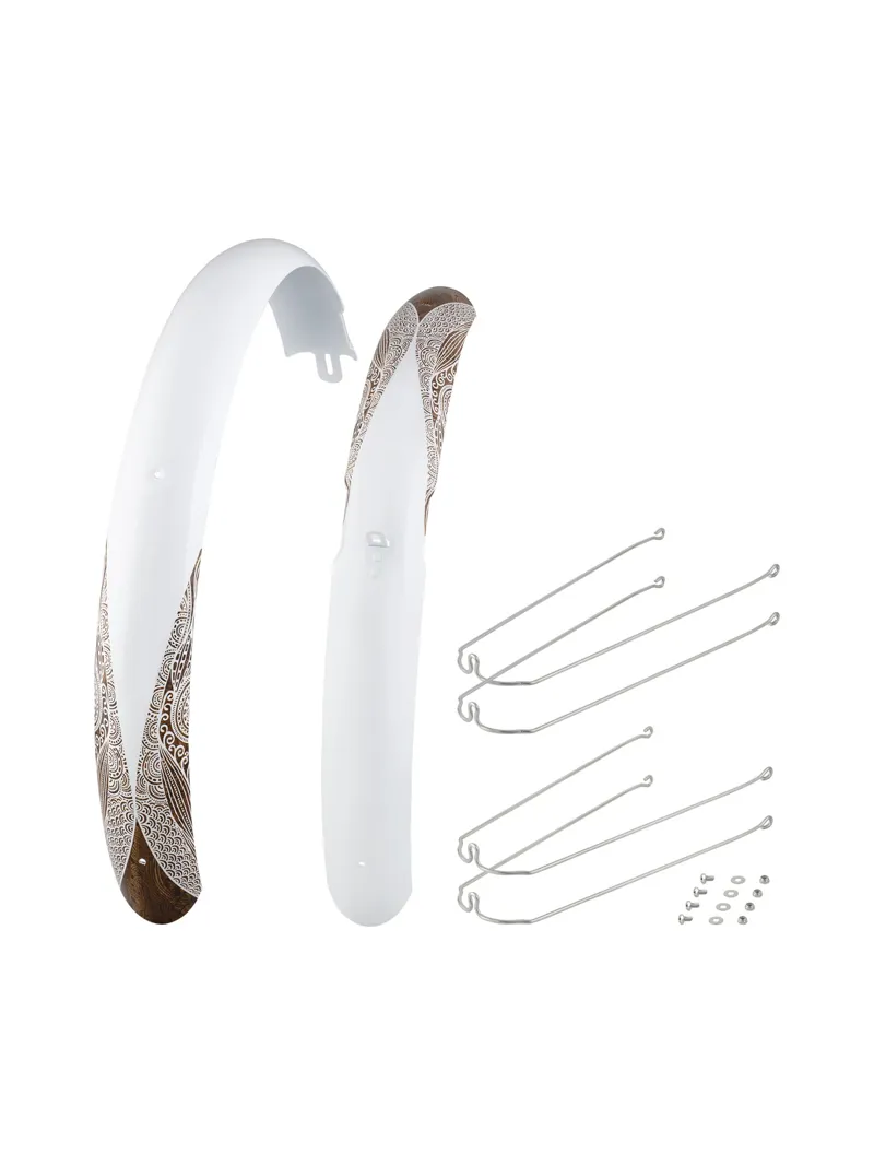 Balfes Bikes Electra Koa 3i Ladies' 26 Mudguard Set in White | Free postage over £30, £10 off first order, price match & 0% finance.