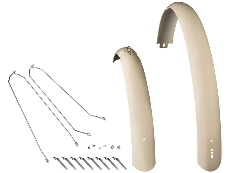 Balfes Bikes Electra Loft GO! 700c Mudguard Set in Cream | Free postage over £30, £10 off first order, price match & 0% finance.