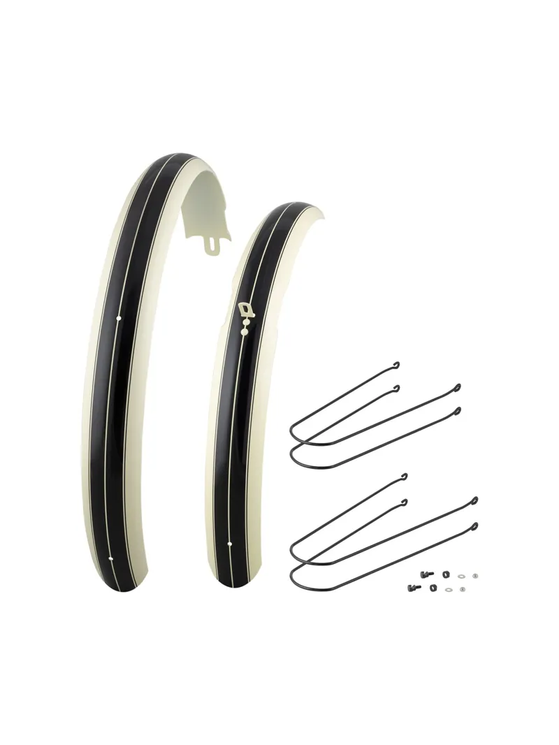 Balfes Bikes Electra Modern DLX Tandem Mudguard Set in Cream | Free postage over £30, £10 off first order, price match & 0% finance.