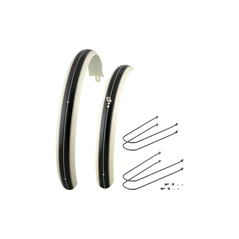Balfes Bikes Electra Modern DLX Tandem Mudguard Set in Cream | Free postage over £30, £10 off first order, price match & 0% finance.