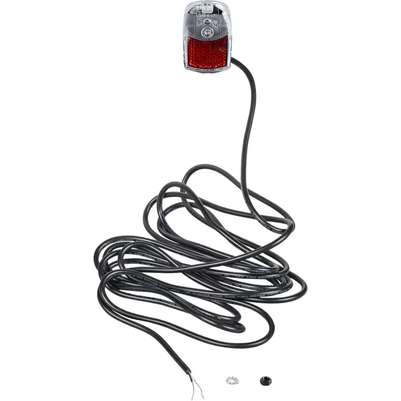 Balfes Bikes Electra Pixeo XD Dynamo Mudguard Mount 2800 mm Rear Bike Light in Red/Black | Free postage over £30, £10 off first order, price match & 0% finance.