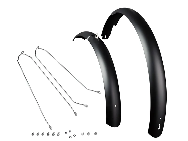 Balfes Bikes Electra Townie Commute Fender Set in Black/Silver | Free postage over £30, £10 off first order, price match & 0% finance.