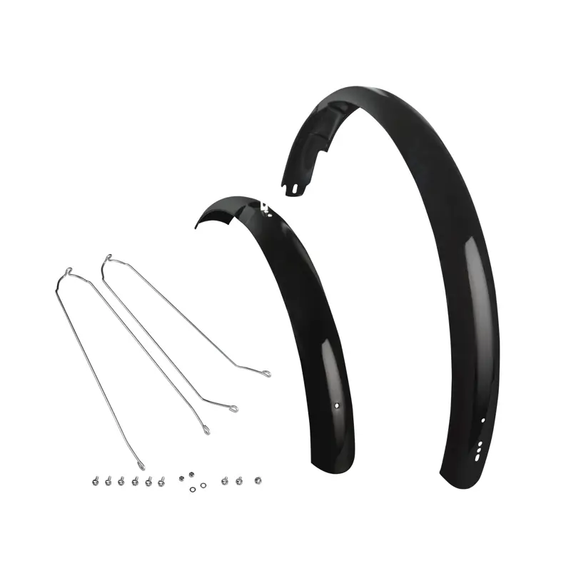 Balfes Bikes Electra Townie Commute Fender Set in Silver/Black Satin | Free postage over £30, £10 off first order, price match & 0% finance.