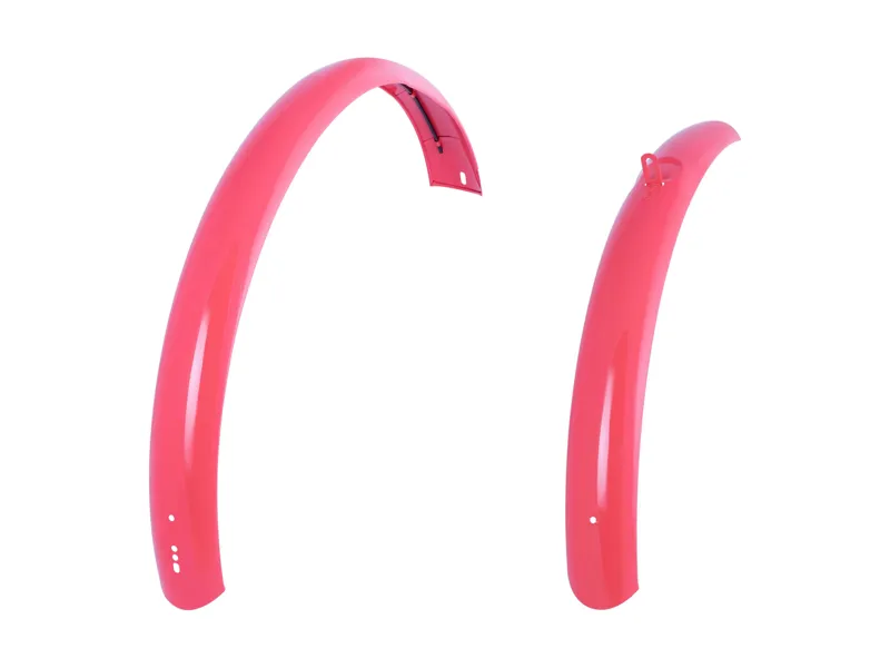 Balfes Bikes Electra Townie Go! 7D EQ Step-Thru Mudguard Set in Guava | Free postage over £30, £10 off first order, price match & 0% finance.