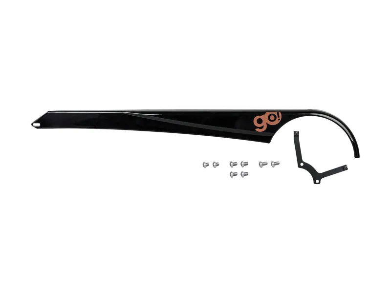 Balfes Bikes Electra Townie GO! 8i Chainguard in Black/Dark Orange | Free postage over £30, £10 off first order, price match & 0% finance.