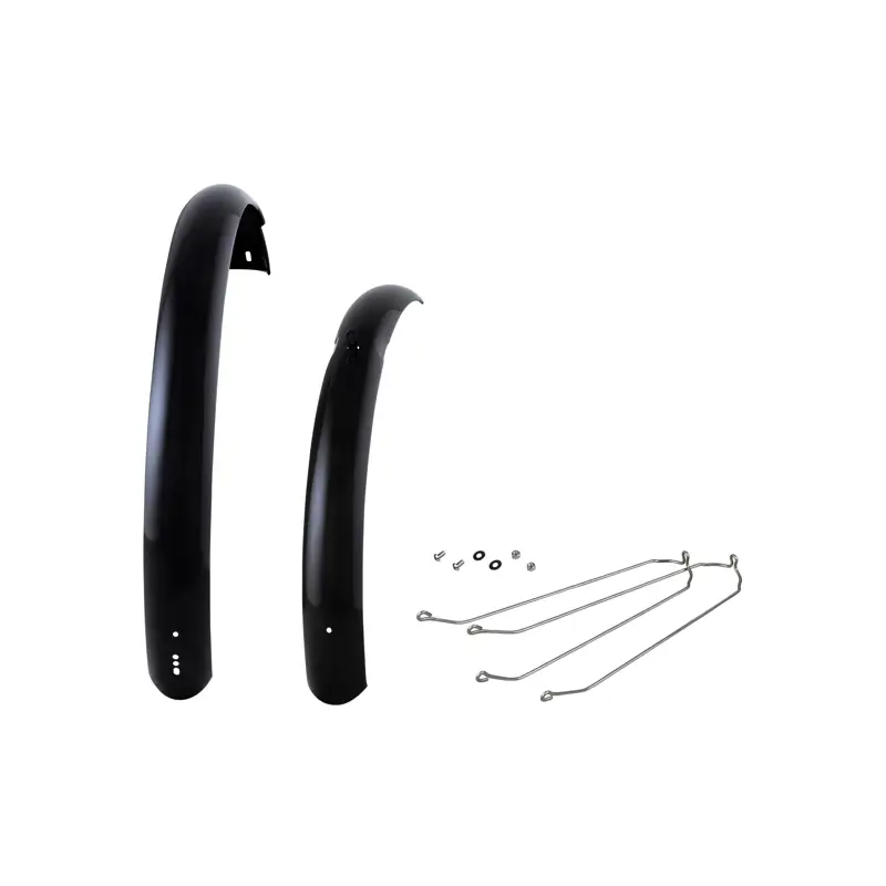Balfes Bikes Electra Townie GO! 8i Mudguard Set in Black/Silver | Free postage over £30, £10 off first order, price match & 0% finance.