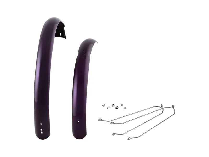 Balfes Bikes Electra Townie GO! 8i Mudguard Set in Fig Metallic | Free postage over £30, £10 off first order, price match & 0% finance.