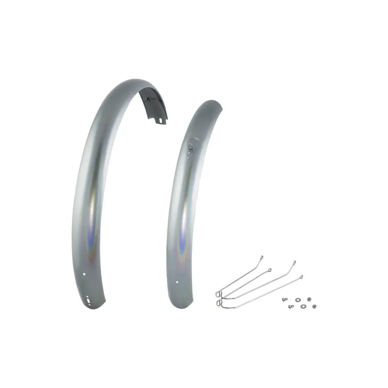 Balfes Bikes Electra Townie Path Go! Aluminium Mudguard Set in Holographic/White | Free postage over £30, £10 off first order, price match & 0% finance.