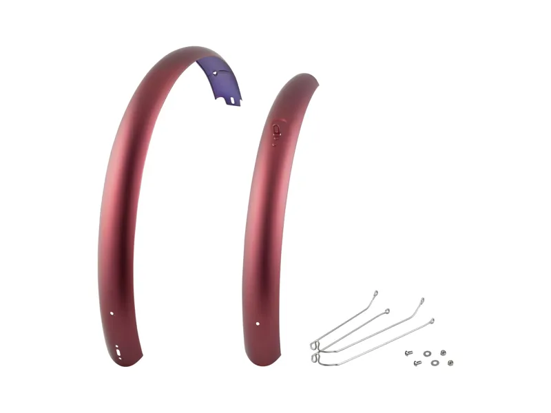 Balfes Bikes Electra Townie Path Go! Aluminium Mudguard Set in Oxblood | Free postage over £30, £10 off first order, price match & 0% finance.