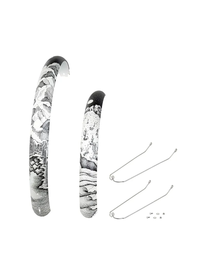 Balfes Bikes Electra Townie Path Go! Aluminium Mudguard Set in Pearl White | Free postage over £30, £10 off first order, price match & 0% finance.