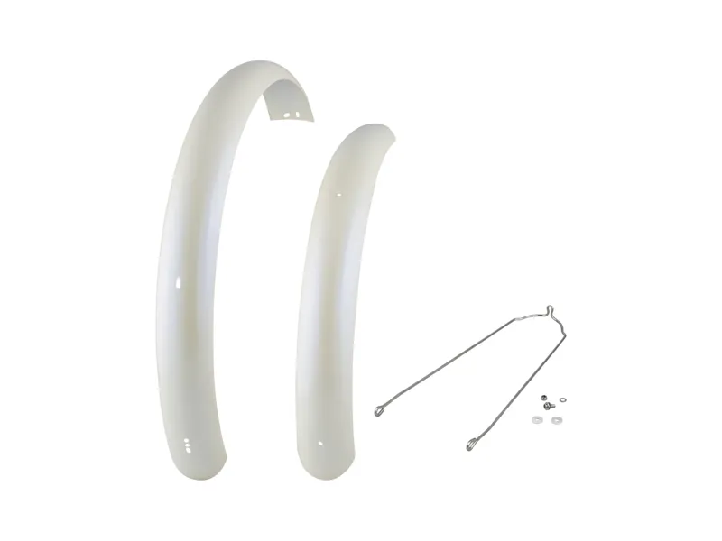Balfes Bikes Electra Vale GO! 27.5in Mudguards in Pearl White | Free postage over £30, £10 off first order, price match & 0% finance.