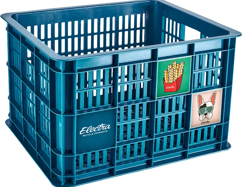 Electra Basil Bike Crate in Glossy Dark Teal