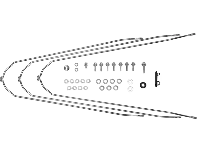 Electra Cruiser Go!/Townie Go! 7D Mudguard Set in White-1