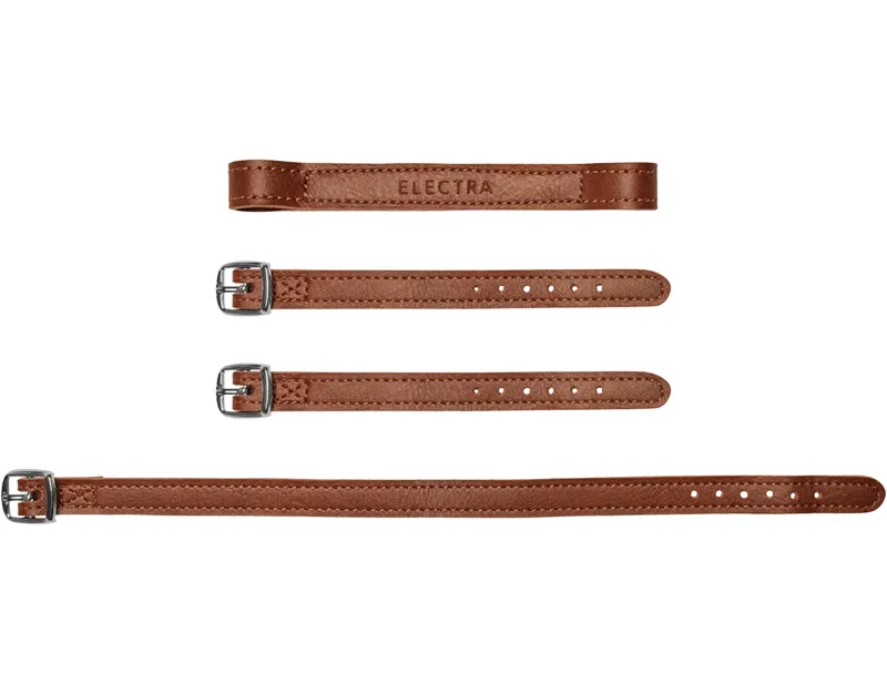 Electra Classic Faux Leather Bike Carry Handle in Brown-1