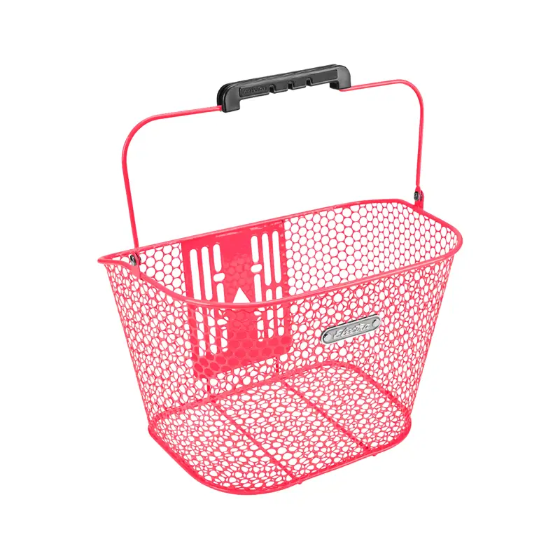 Balfes Bikes Trek Electra Honeycomb QR Front Basket in Neon Pink | Free postage over £30, £10 off first order, price match & 0% finance.