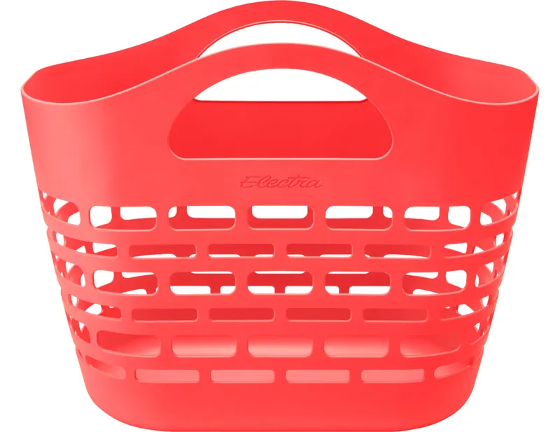 Electra Recycled Ocean Plastic Basket in Matte Orange-1