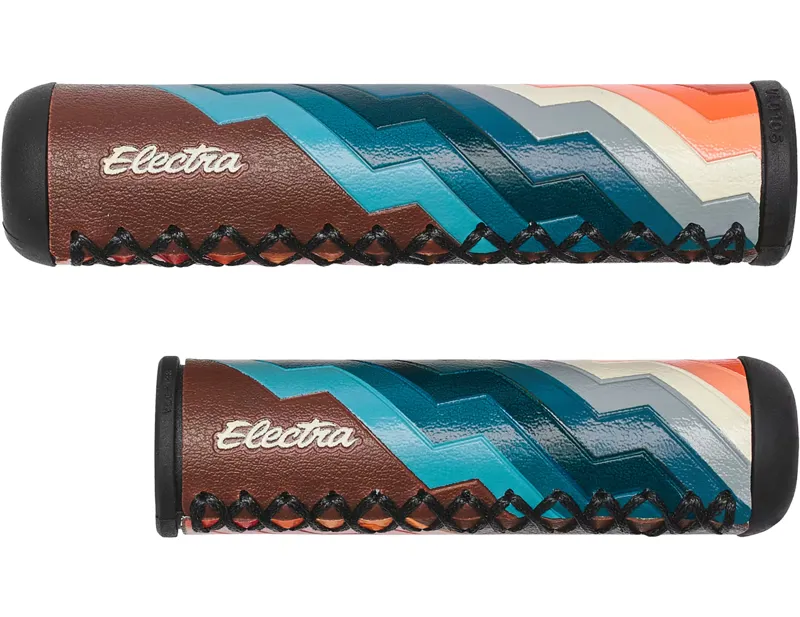 Electra Ziggy Rubber Grips in Brown-1