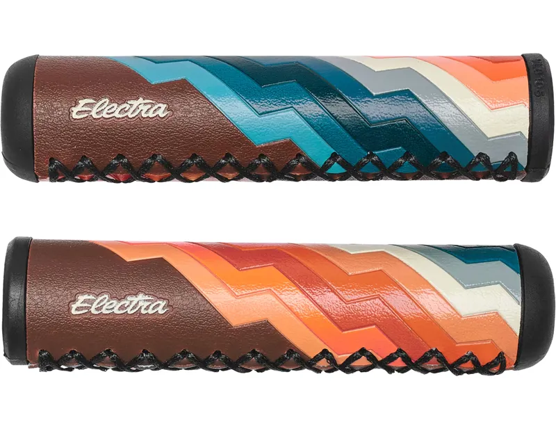 Electra Ziggy Rubber Grips in Brown-3