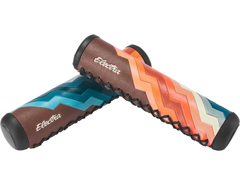 Electra Ziggy Rubber Grips in Brown-2