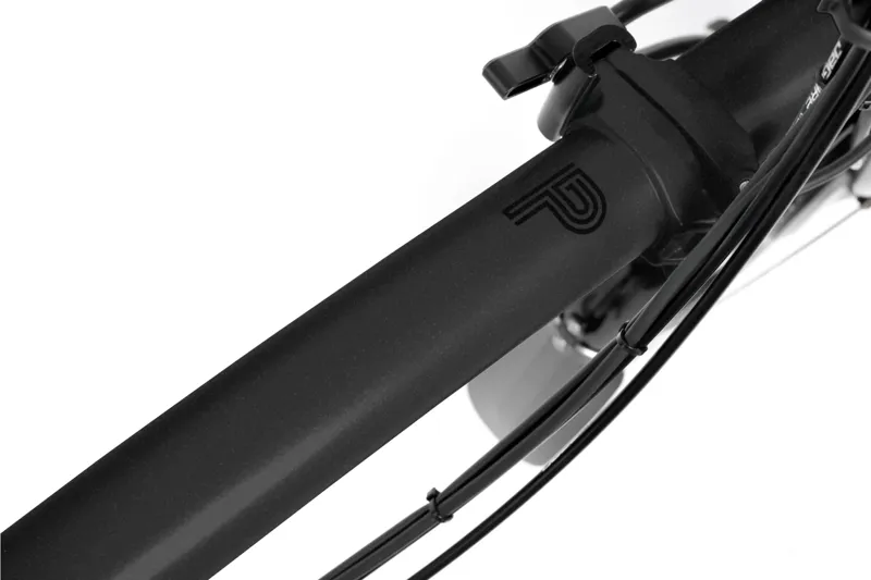 Brompton Electric P Line Explore 12 Speed Folding Bike 2025 in Midnight Black-7