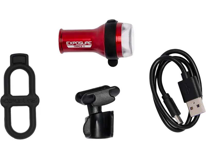 Exposure Lights TraceR MK4 ReAKT Rear Light in Red-2
