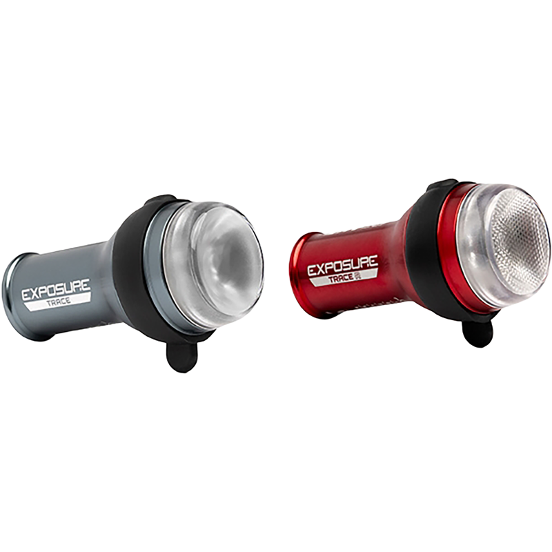 Balfes Bikes Exposure Lights Trace 4 + TraceR 4 ReAKT Front and Rear Light Set | Free postage over £30, £10 off first order, price match & 0% finance.