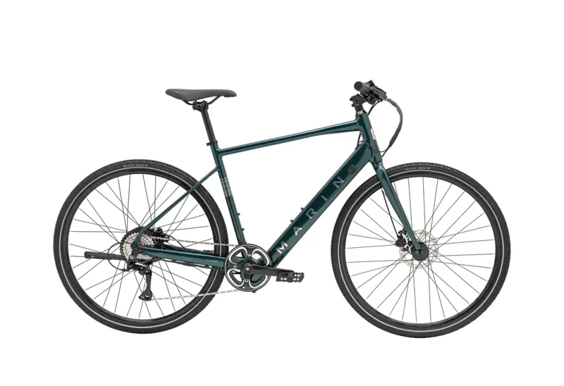 Marin Fairfax E Electric Hybrid Bike 2027 in Green