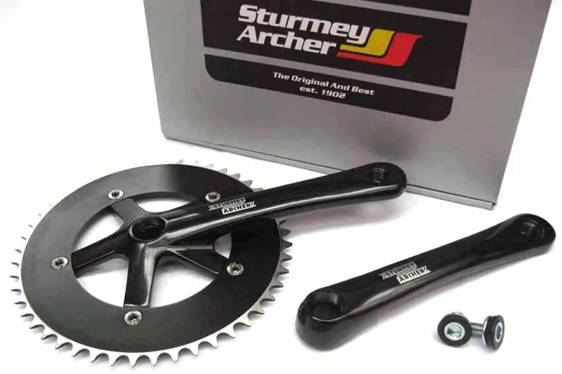 Sturmey Archer FCT26 Single Chainset 46T x 170mm in Black