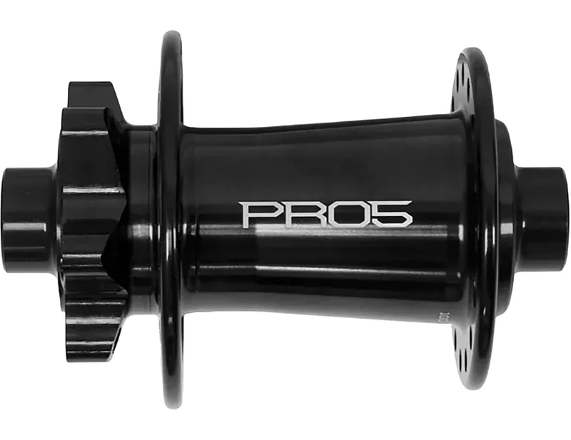 Balfes Bikes Hope HOPE PRO 5 Front Hub 28H 110mm X 15mm in black | Free postage over £30, £10 off first order, price match & 0% finance.