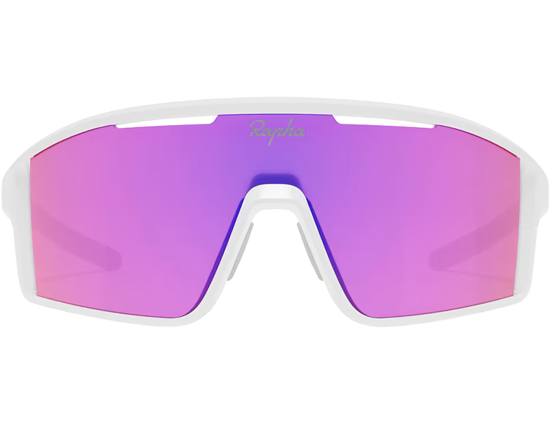 Balfes Bikes Rapha SESTRI Glasses in White/Pink Blue Lens | Free postage over £30, £10 off first order, price match & 0% finance.