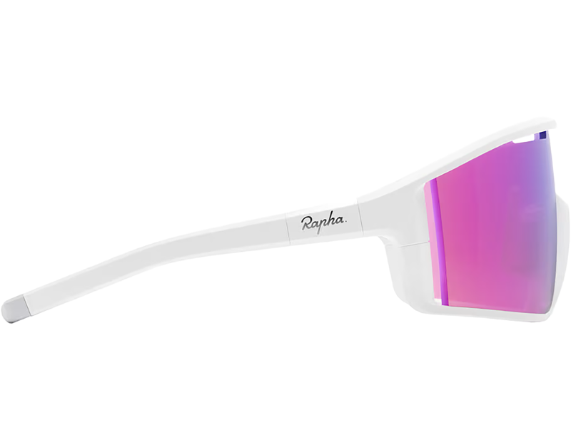 Rapha SESTRI Glasses in White/Pink Blue Lens-2