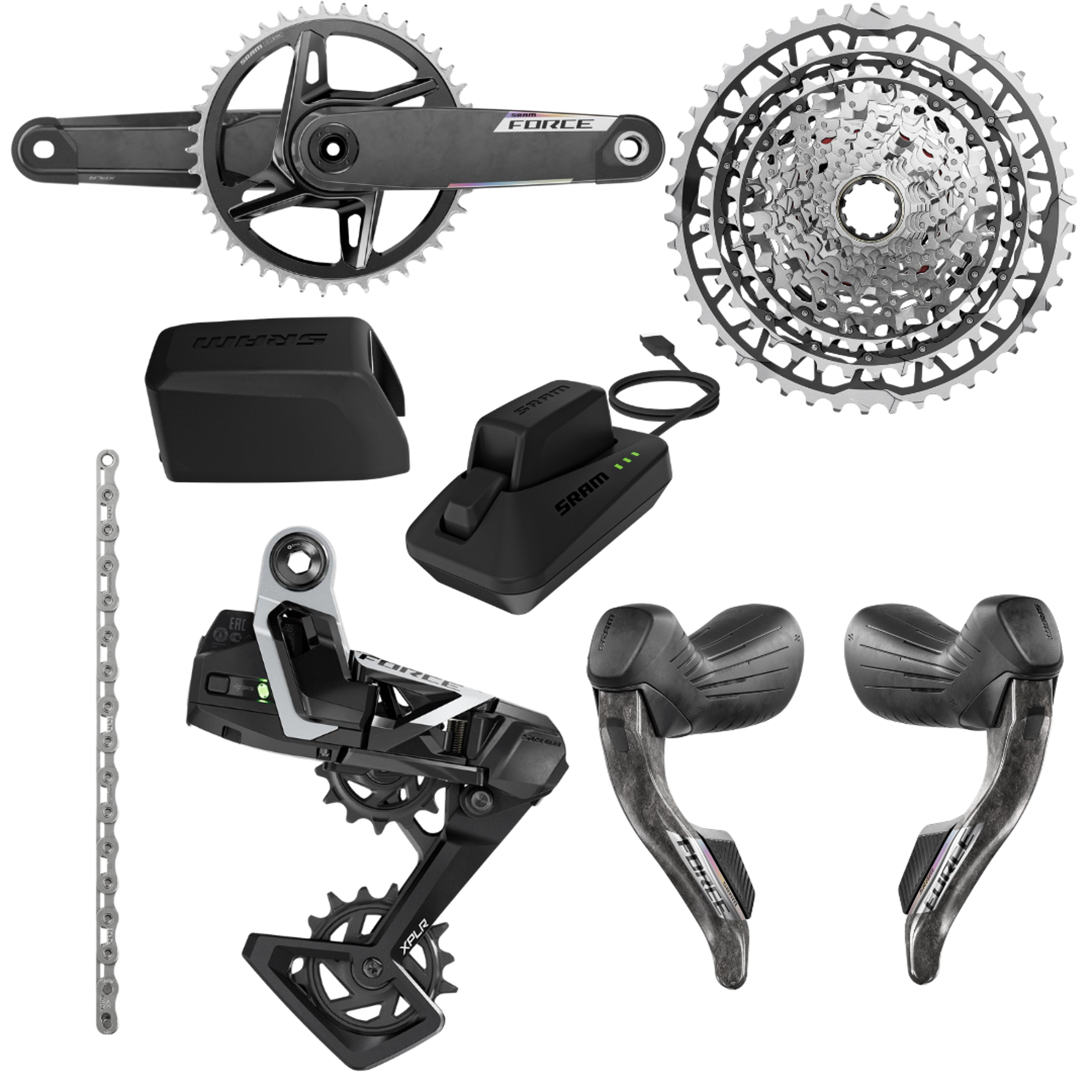 SRAM FORCE AXS XPLR E1 Groupset - Main Image