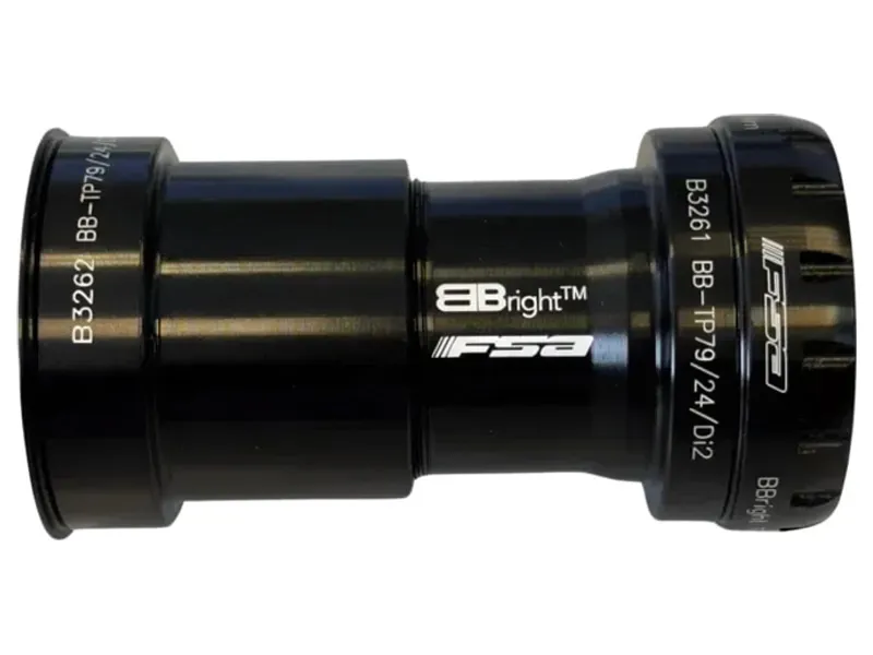FSA BBright PF30 to Shimano 24mm with Threaded Sleeve 79 x 46mm