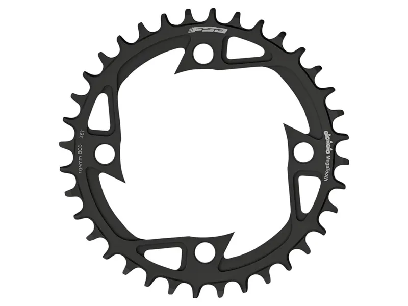 FSA Bosch G3/4 Ebike 1x11 Alloy Chainring V-Shape 44T in Black