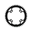 FSA Ebike Steel Chainring Bosch G3/4 Brose Yamaha 104x42T in Black
