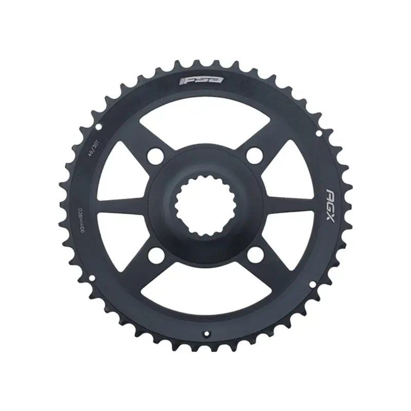 Balfes Bikes Fsa FSA Gossamer Pro AGX+ Direct Mount 2x11 Chainring 46t in Black | Free postage over £30, £10 off first order, price match & 0% finance.