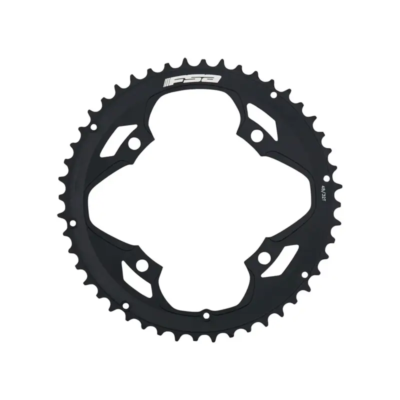Balfes Bikes Fsa FSA Pro Road 120BCD 2x11 Chainring 46t 30t in Silver | Free postage over £30, £10 off first order, price match & 0% finance.