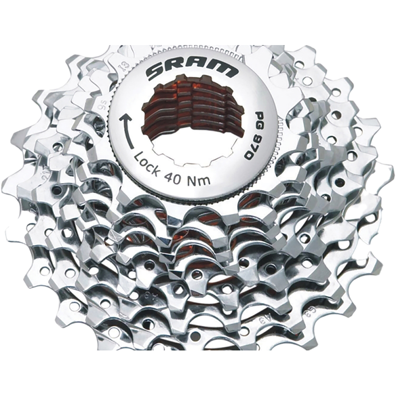 Balfes Bikes Sram SRAM PG970 9spd Cassette: 9SPD 12-26T | Free postage over £30, £10 off first order, price match & 0% finance.