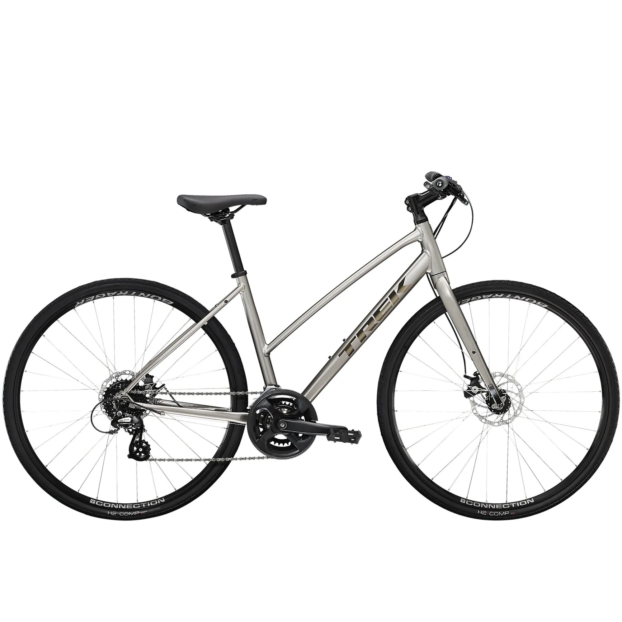 Trek FX Stagger Disc Womens Step-Through Hybrid Bike 2023 in